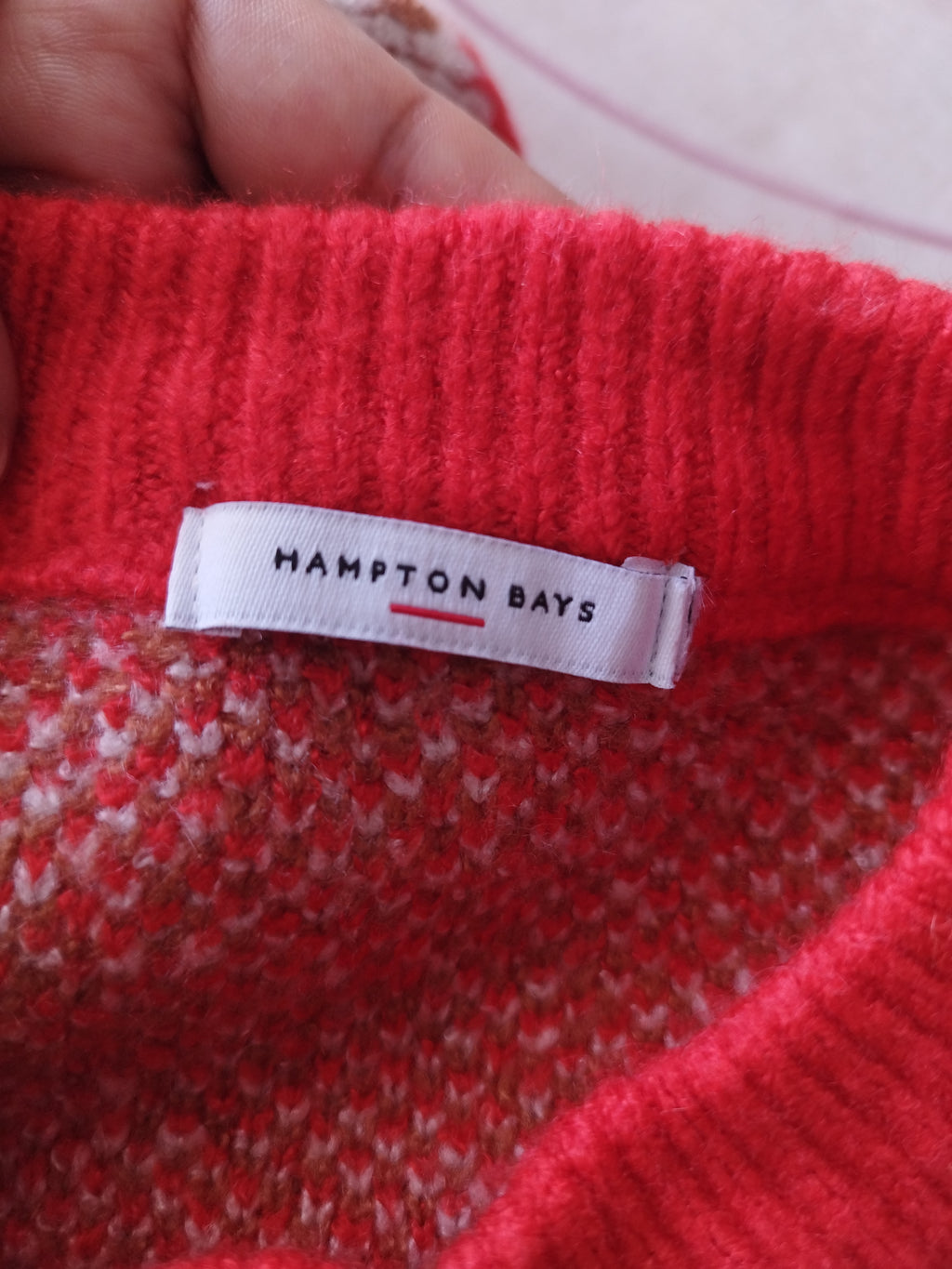 Jersey HAMPTON BAYS Punto Pata de Gallo Vichy Style