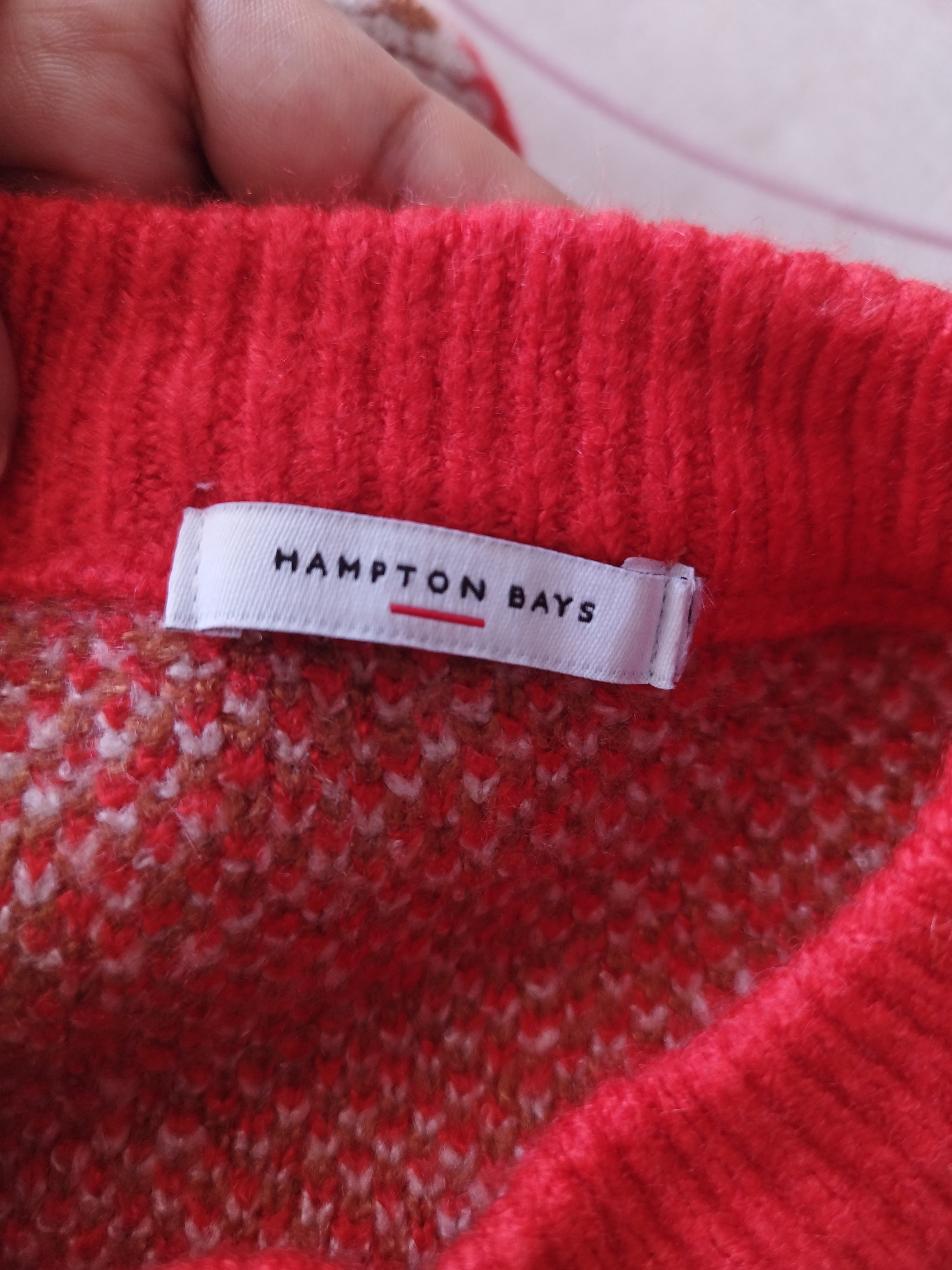 Jersey HAMPTON BAYS Punto Pata de Gallo Vichy Style