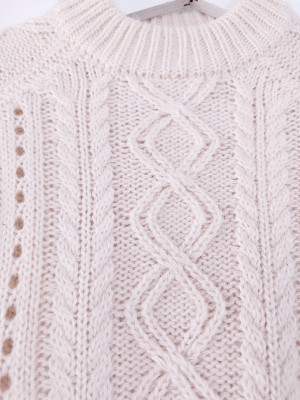 Jersey SCOTCH & SODA Punto Trenzado Jacquard Lana Alpaca