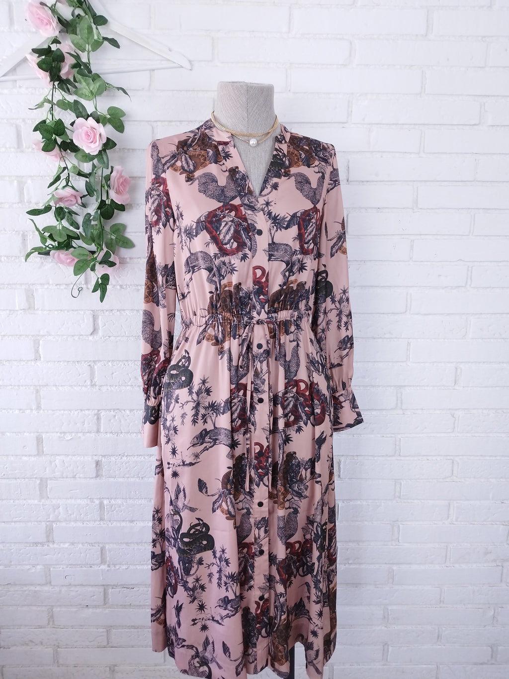 Vestido SCOTCH & SODA Midi Camisero Floral