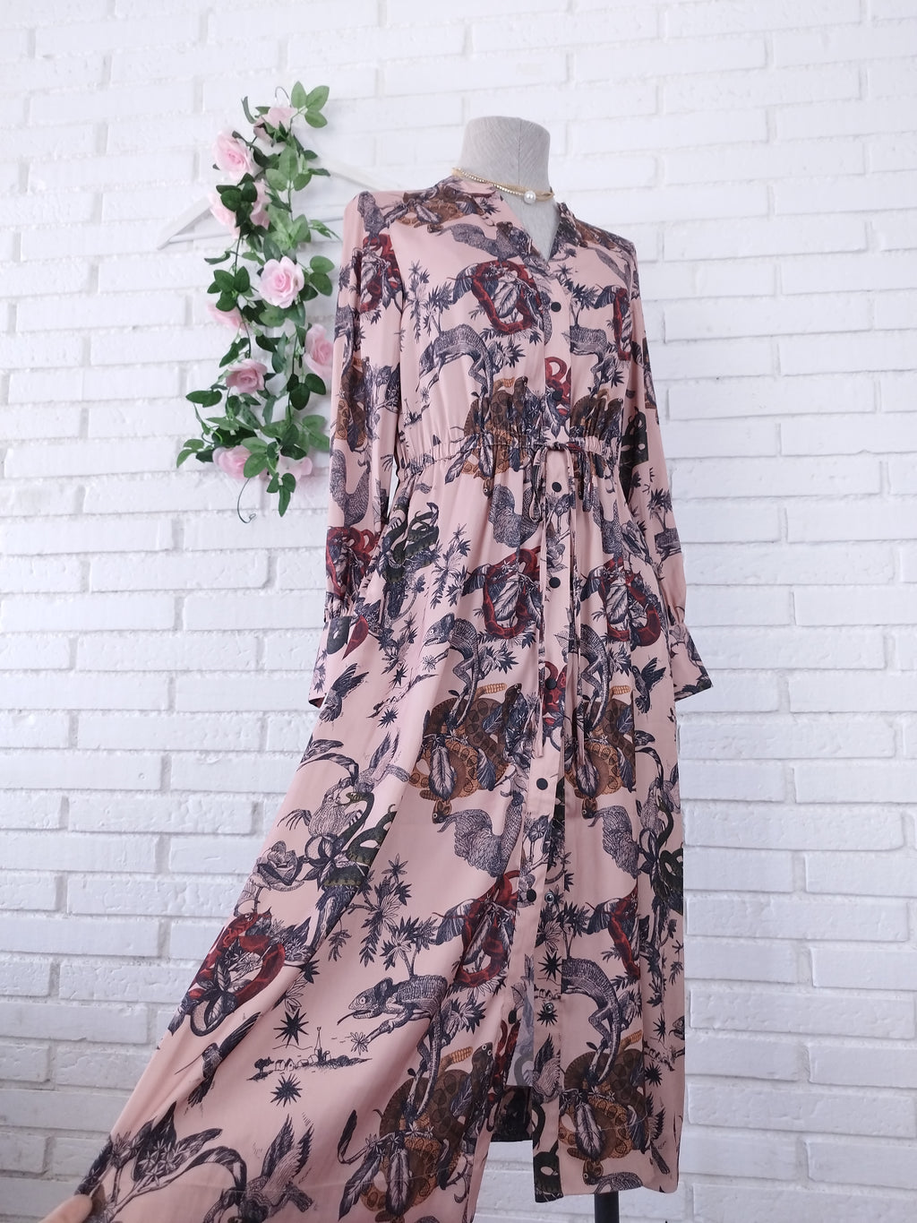 Vestido SCOTCH & SODA Midi Camisero Floral