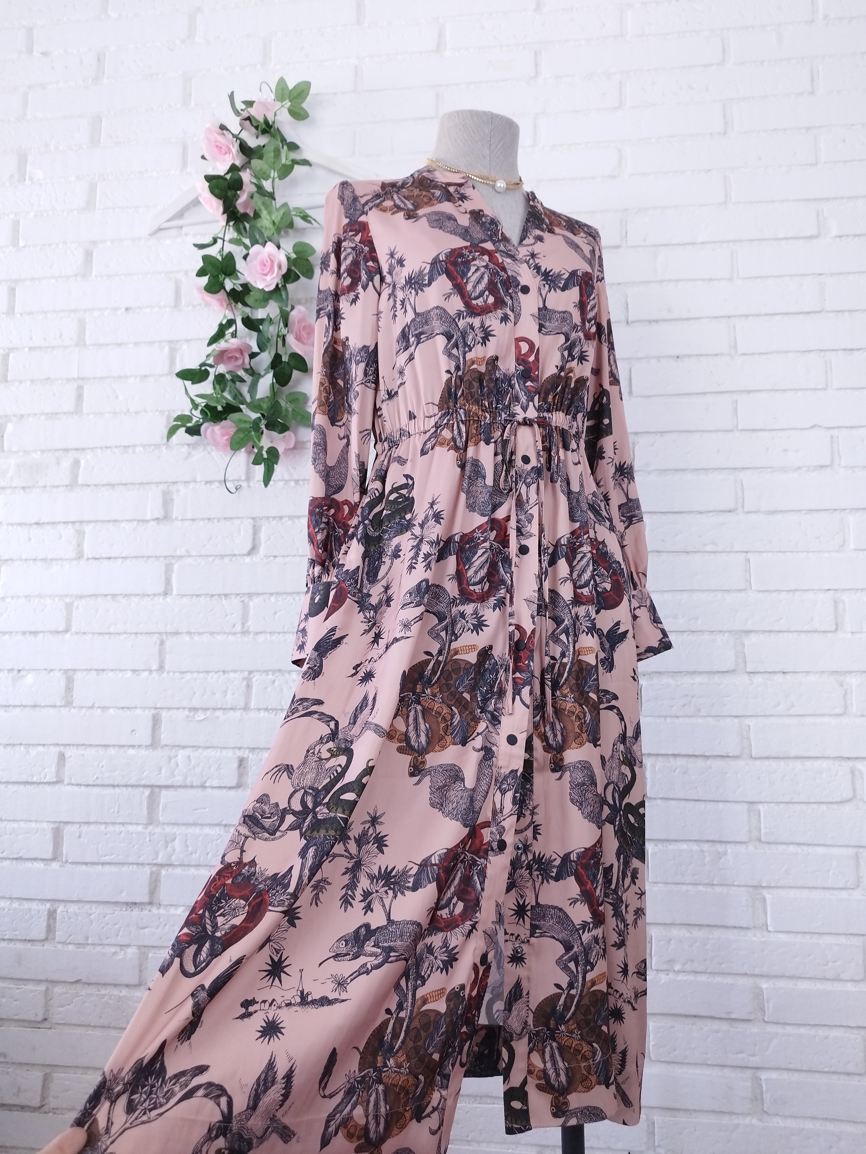 Vestido SCOTCH & SODA Midi Camisero Floral