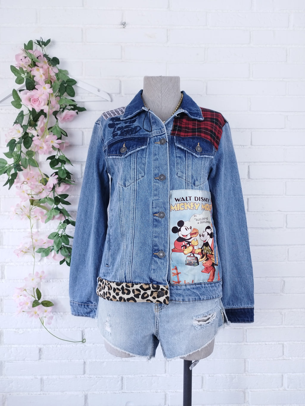 Chaqueta DESIGUAL Vaquera Azul Mickey Mouse
