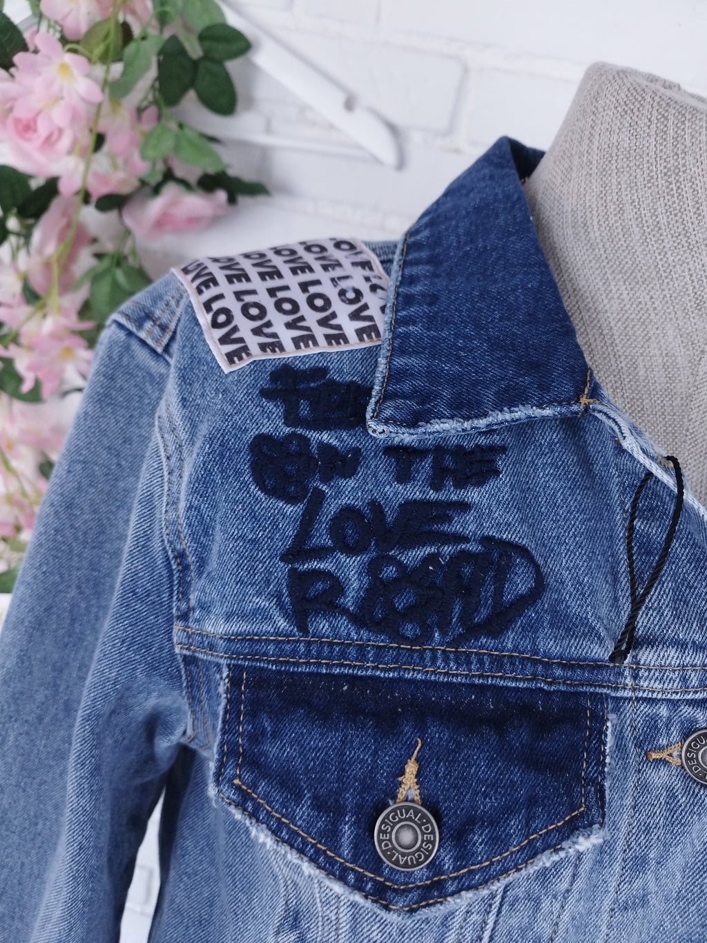 Chaqueta DESIGUAL Vaquera Azul Mickey Mouse