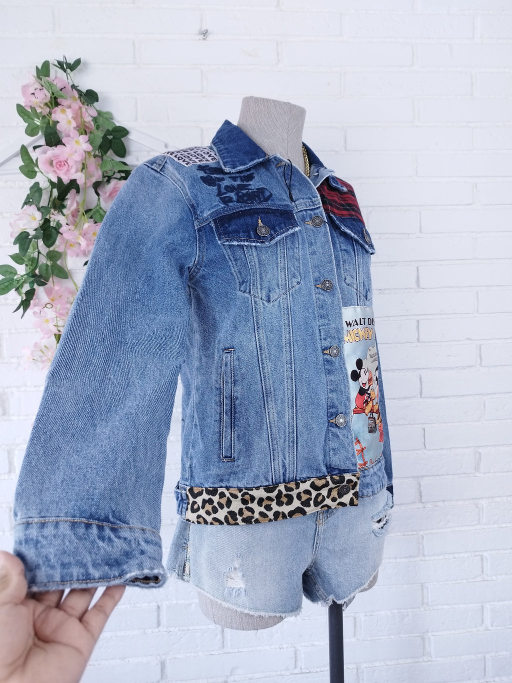 Chaqueta DESIGUAL Vaquera Azul Mickey Mouse