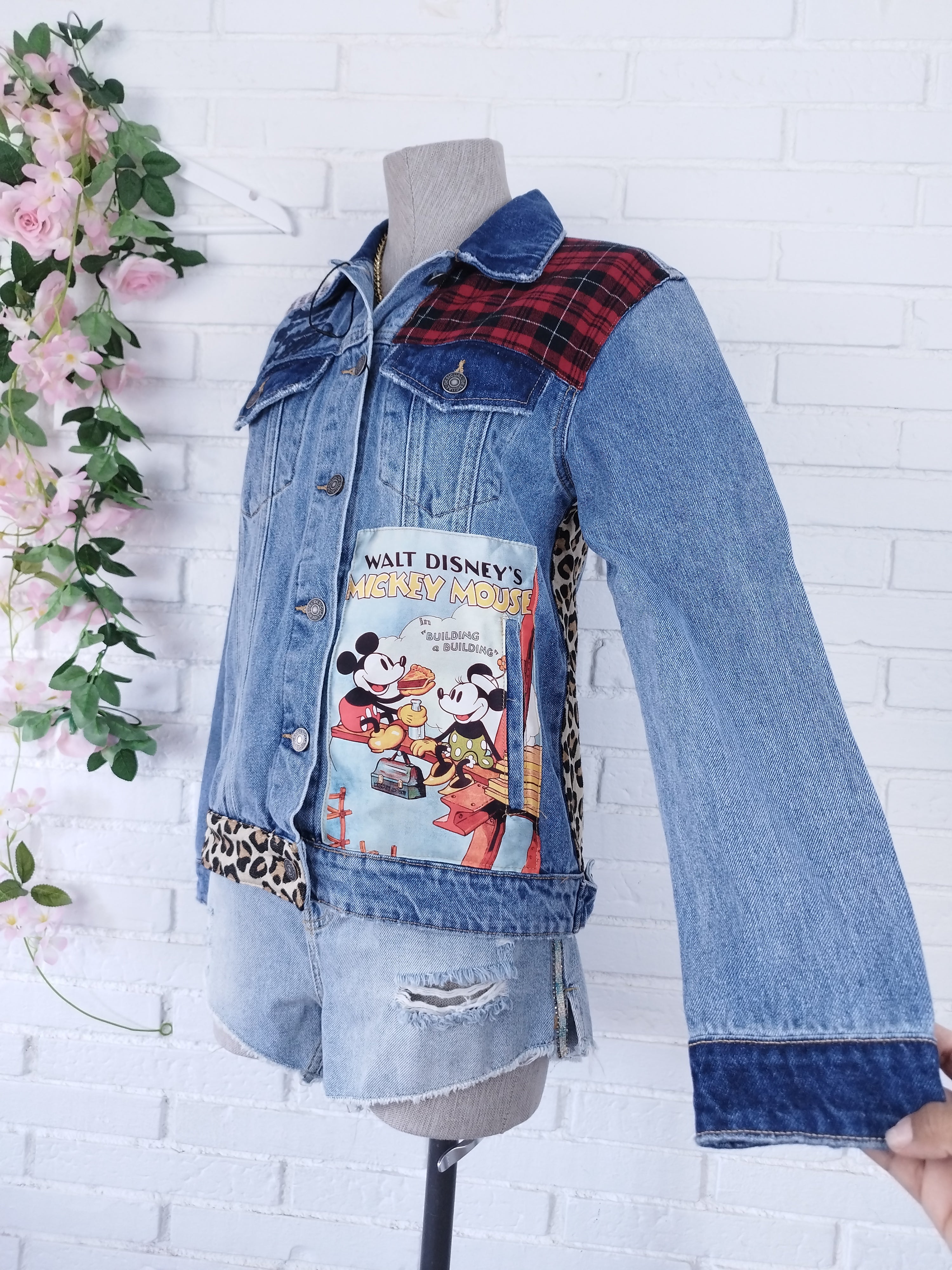 Chaqueta DESIGUAL Vaquera Azul Mickey Mouse