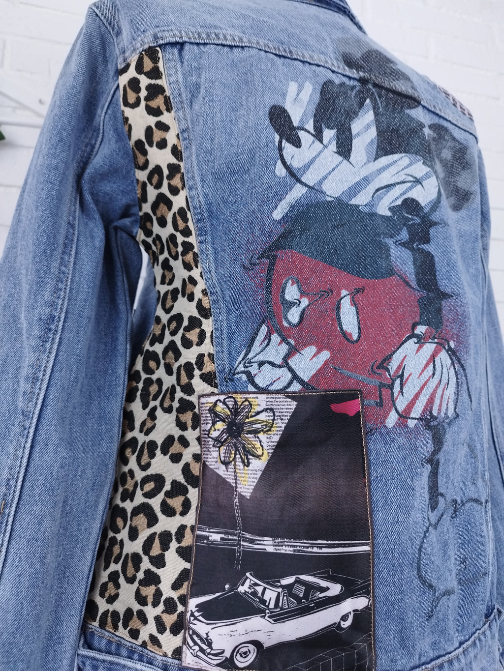 Chaqueta DESIGUAL Vaquera Azul Mickey Mouse