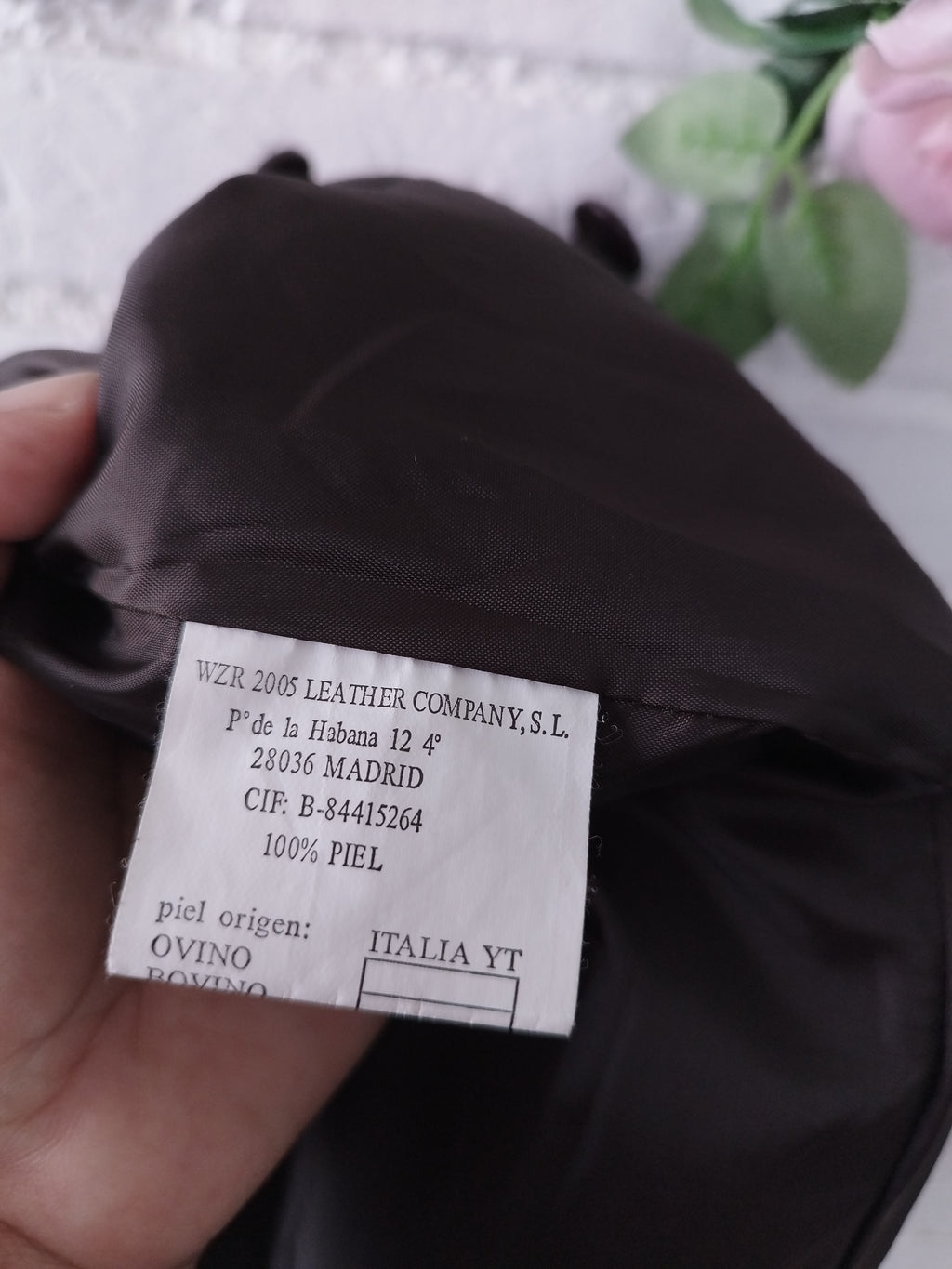 Vintage 90s Suede Blazer — Brown Leather, White Stitching & 4 Pockets