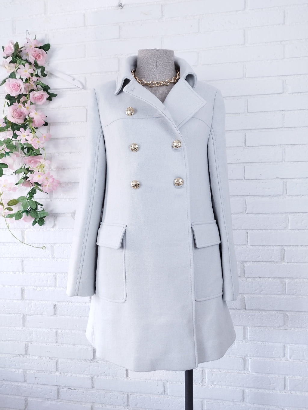 Abrigo Corto ZARA  Lana