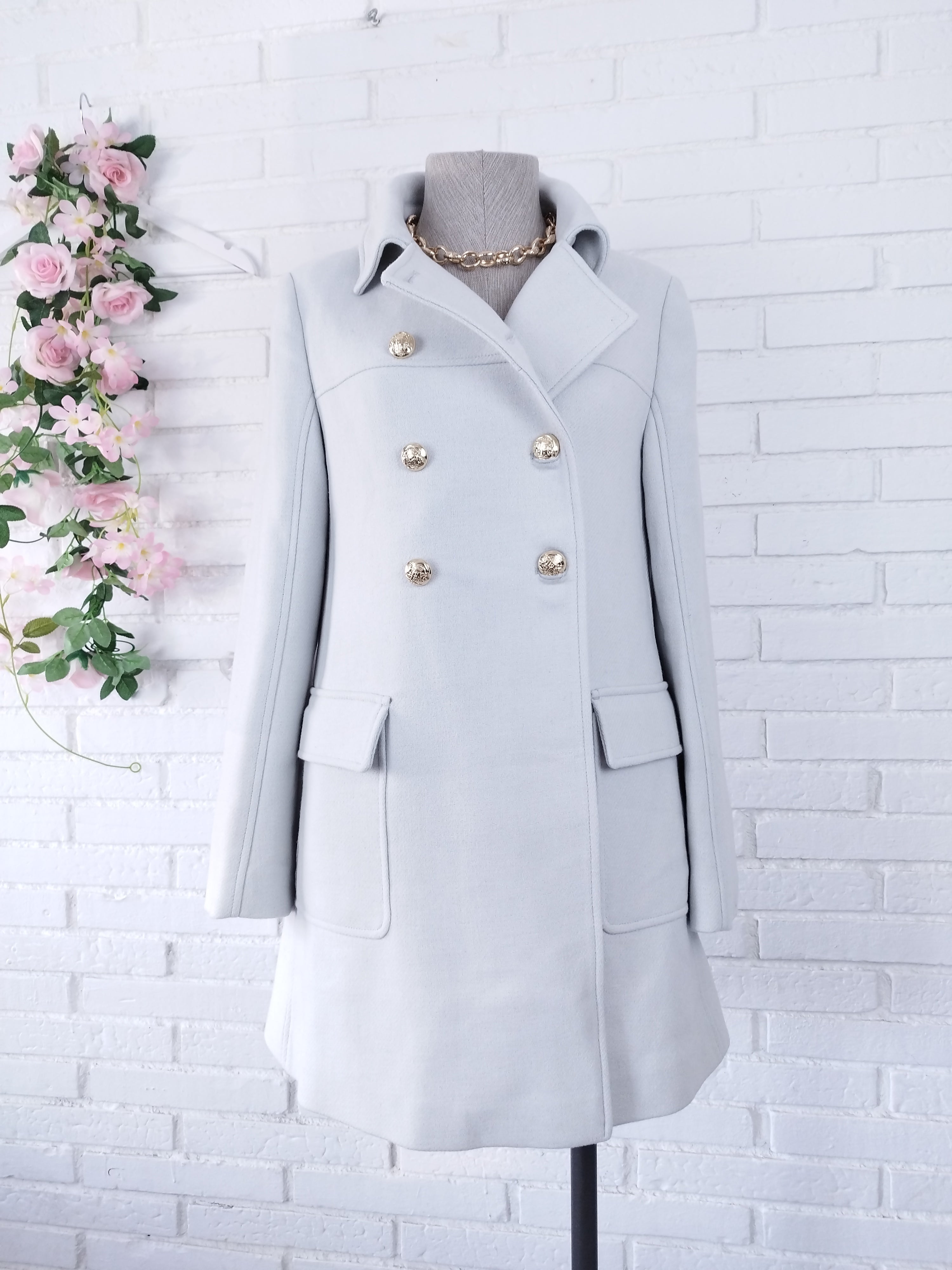 Abrigo Corto ZARA  Lana