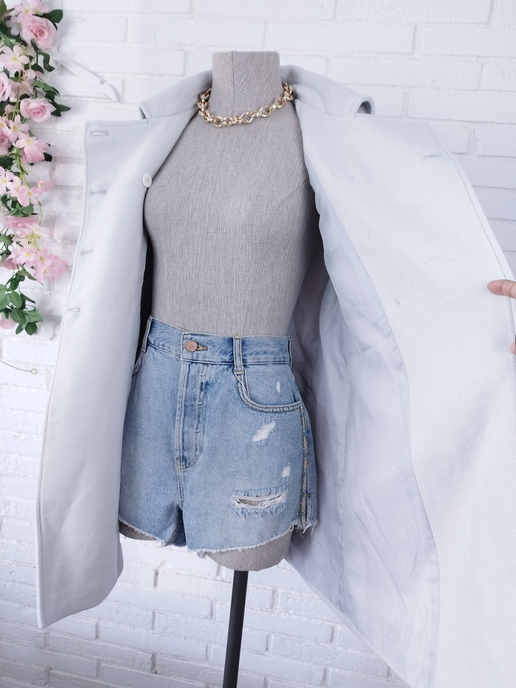 Abrigo Corto ZARA  Lana