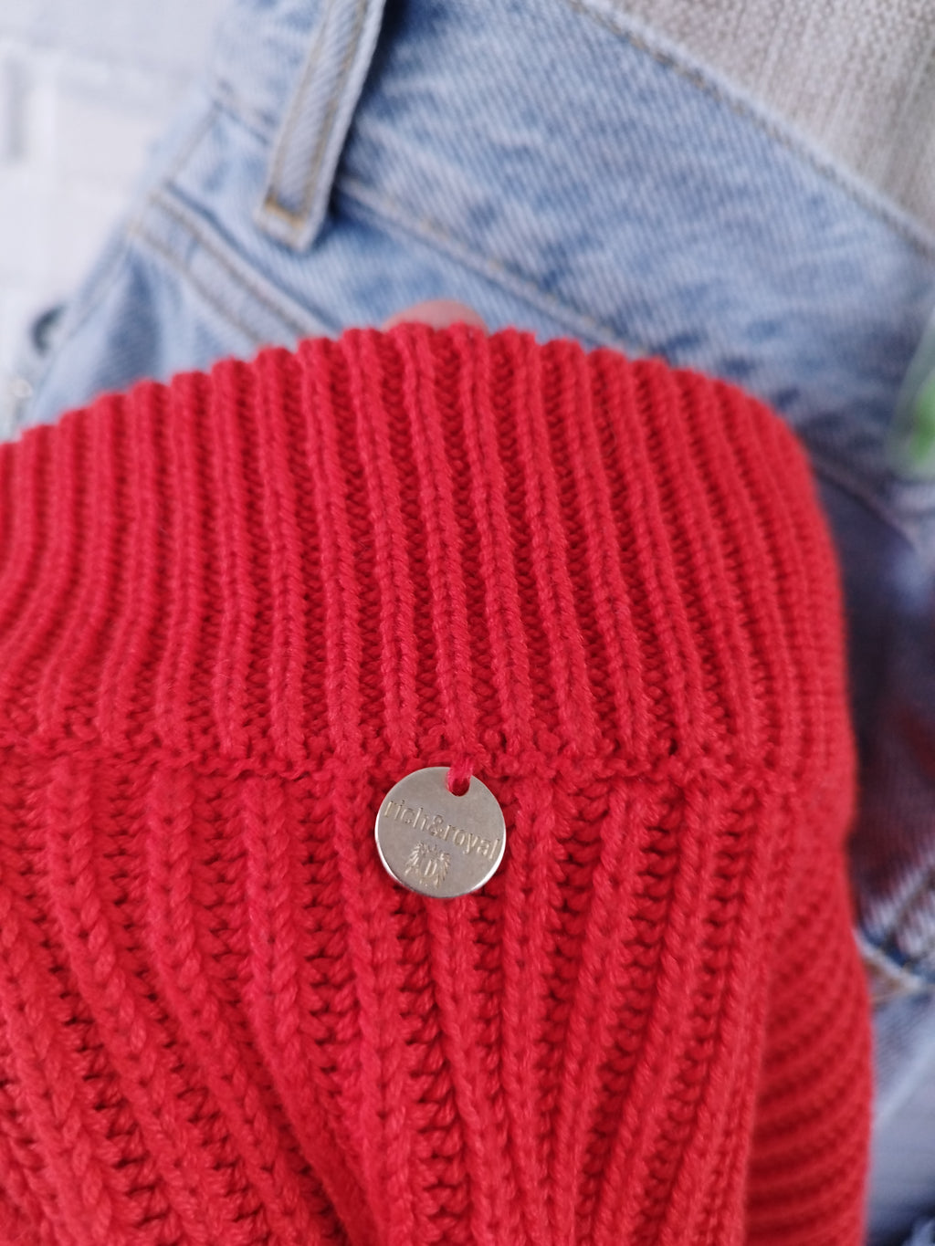 Jersey RICH & ROYAL  Canalado Algodón