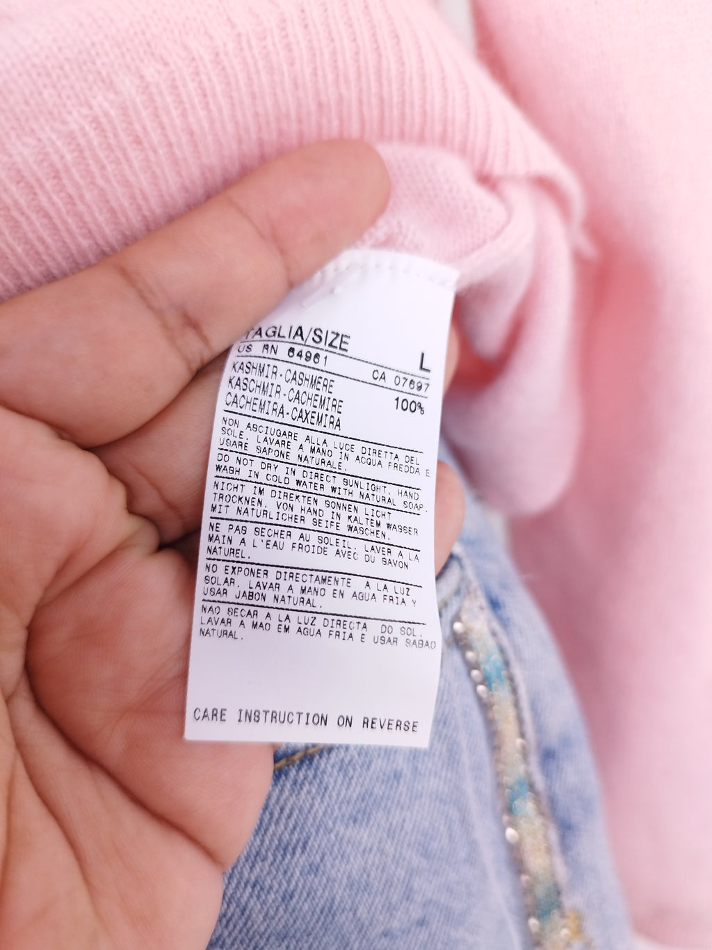 Jersey UNITED COLORS OF BENETTON 100%Cashmere