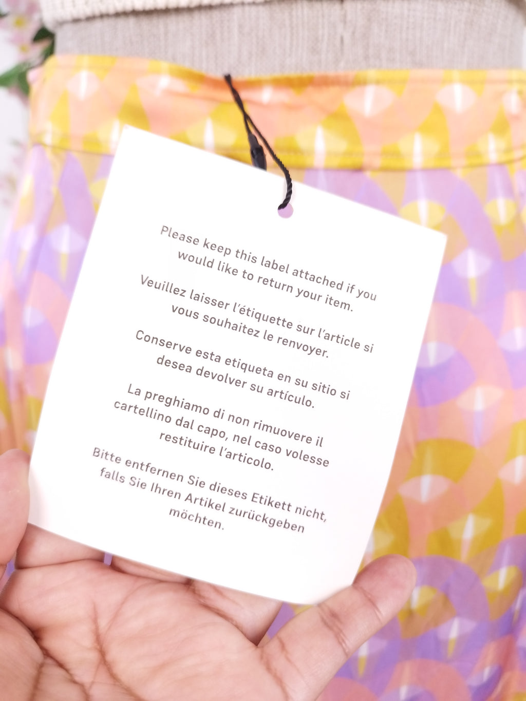 Falda SANDRO Midi Satinada Ibicenco