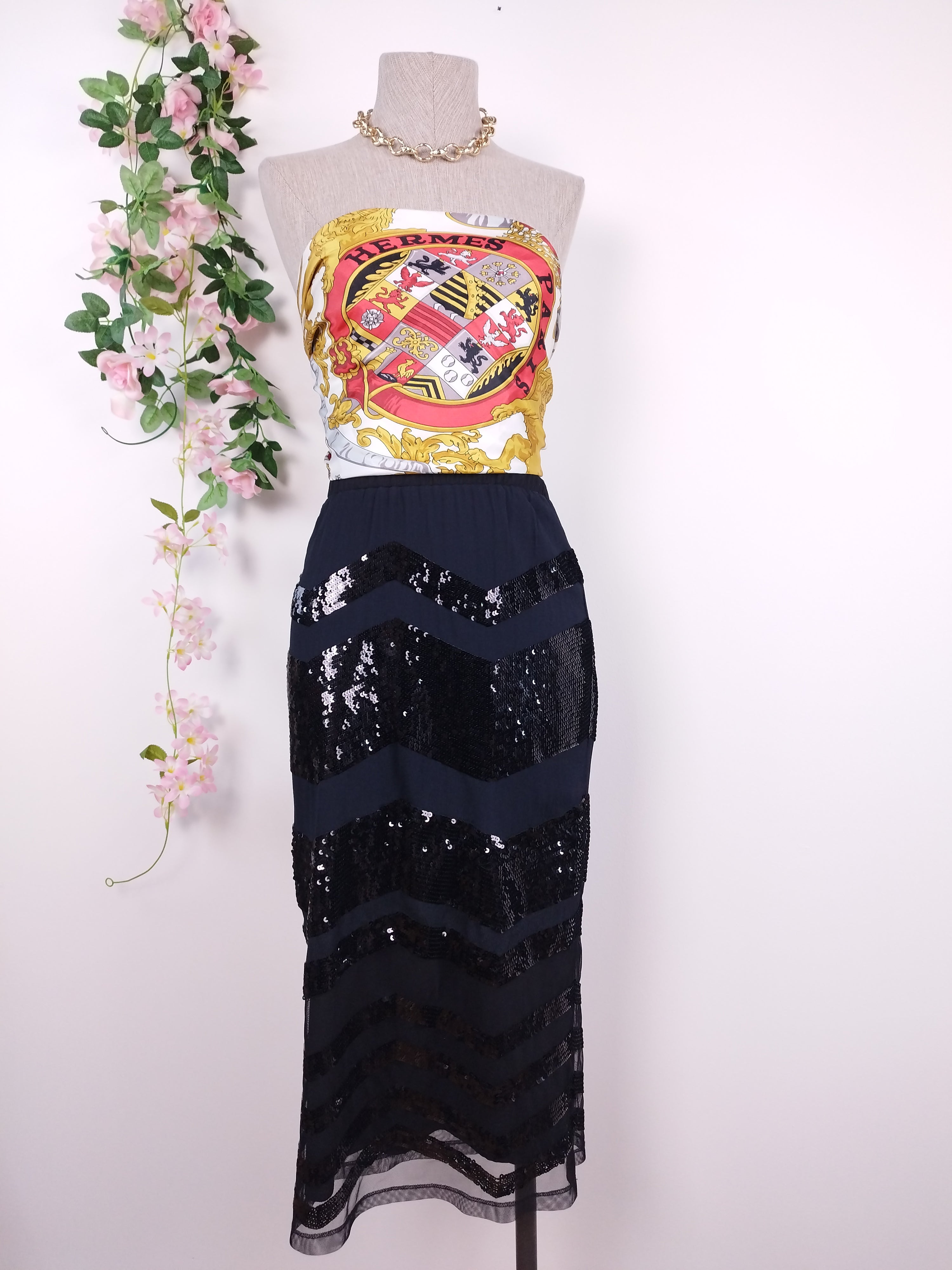 Falda TWIN-SET Fiesta con Lentejuelas