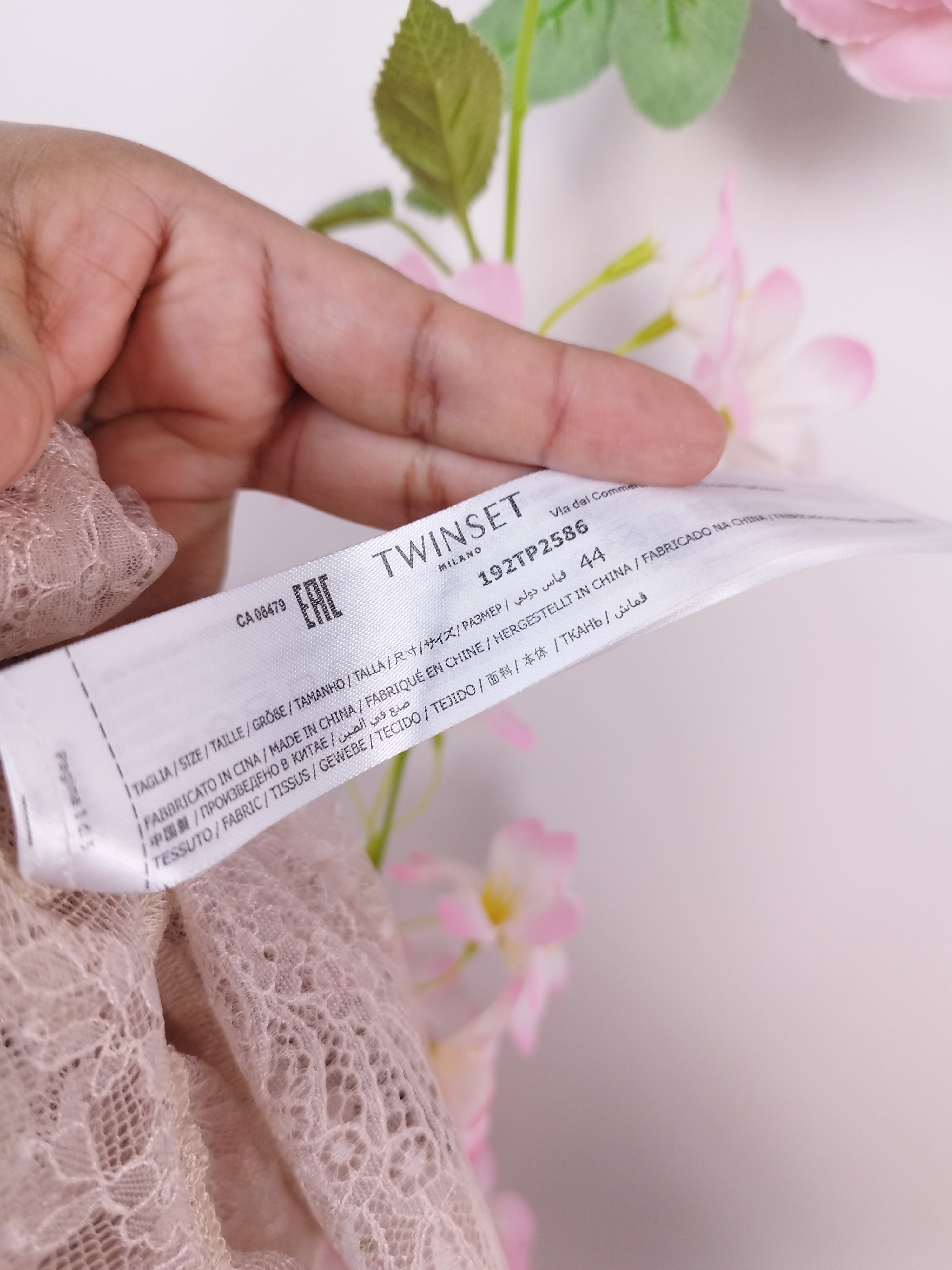 Vestido Twinset Encaje Ibicenco Romántico