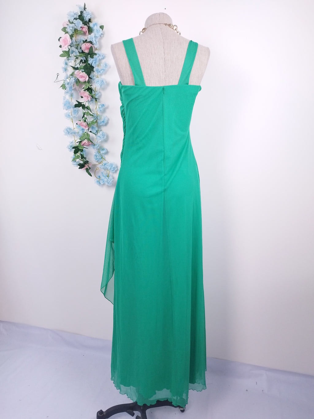 Vestido Drapeado VINTAGE 90s Fiesta Tul