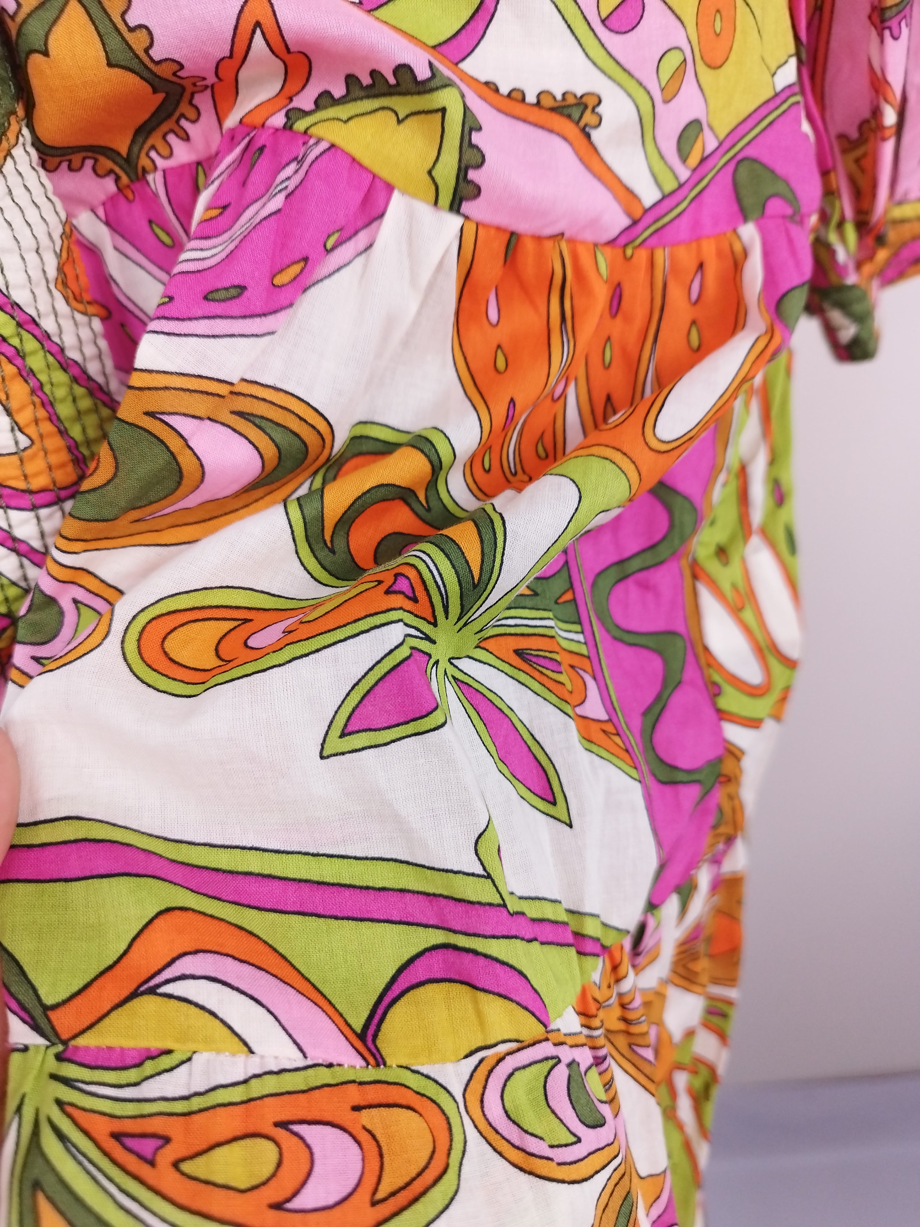 Vestido ZARA Maxi Ibicenco Algodón