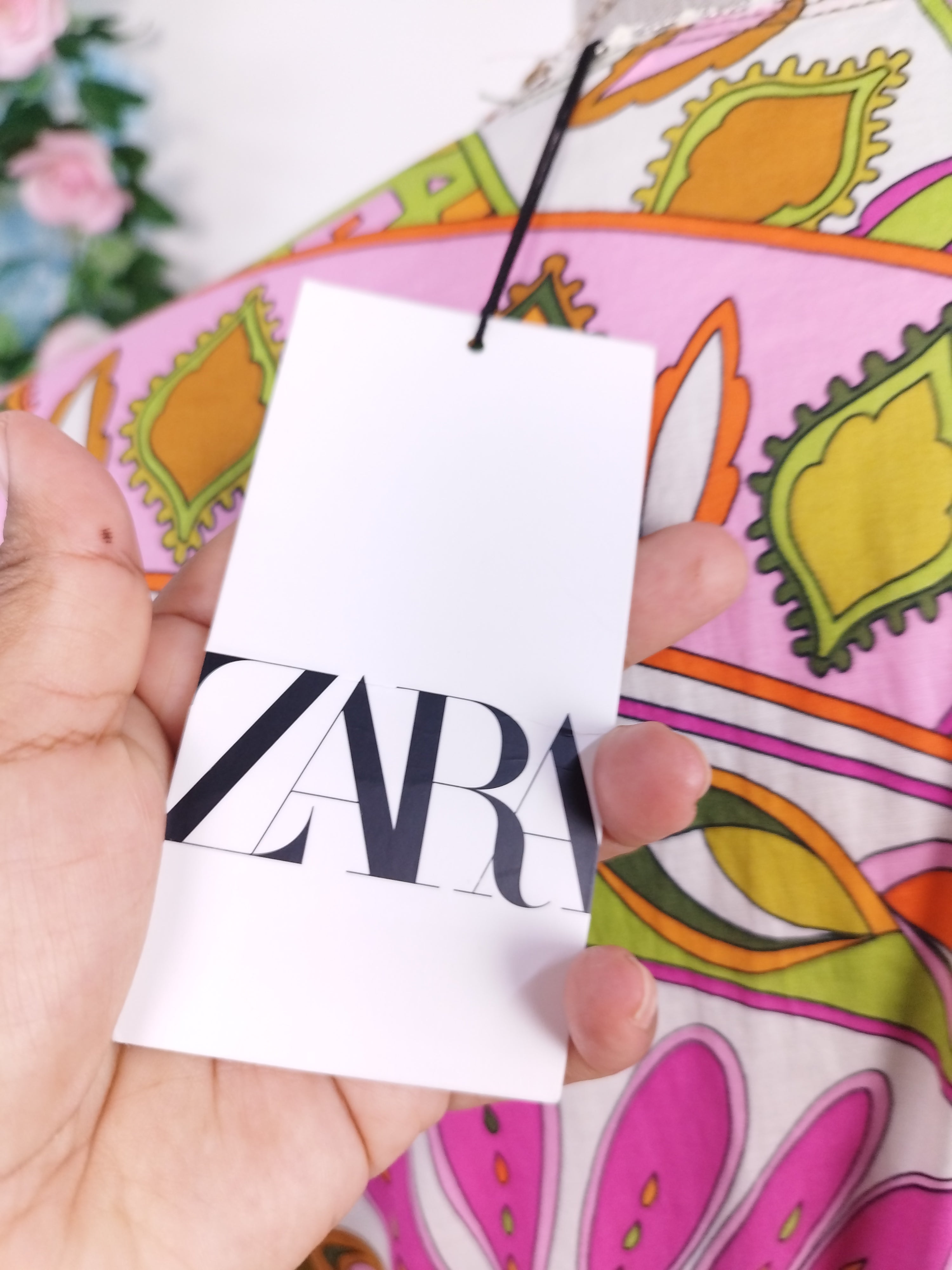 Vestido ZARA Maxi Ibicenco Algodón