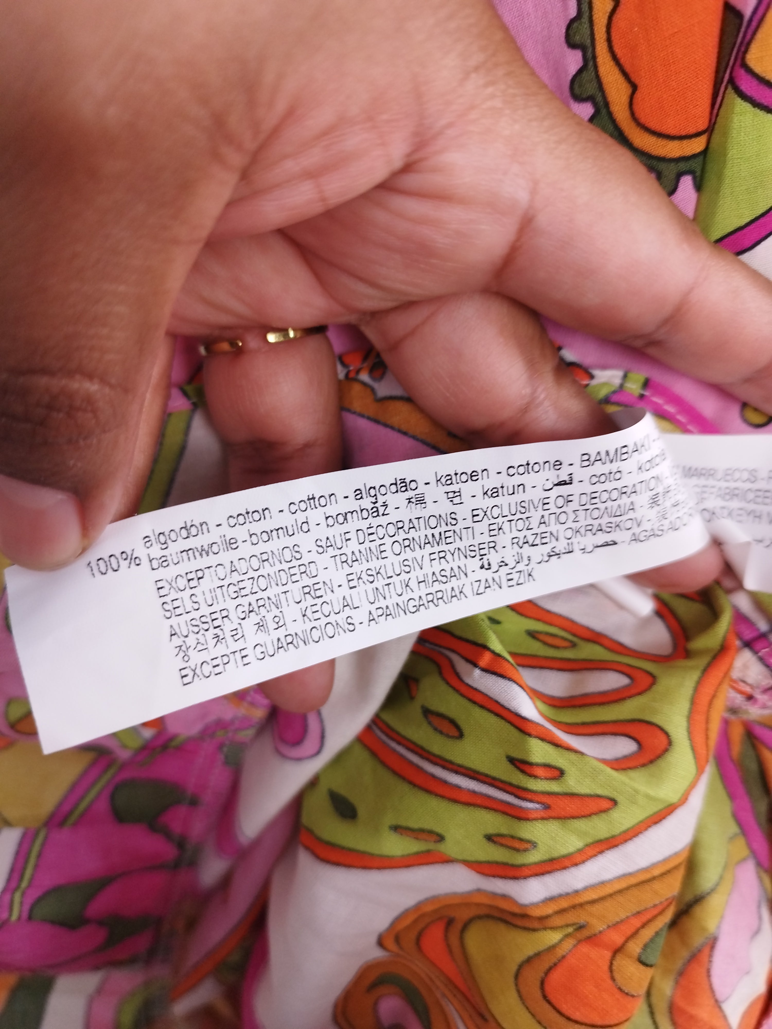 Vestido ZARA Maxi Ibicenco Algodón